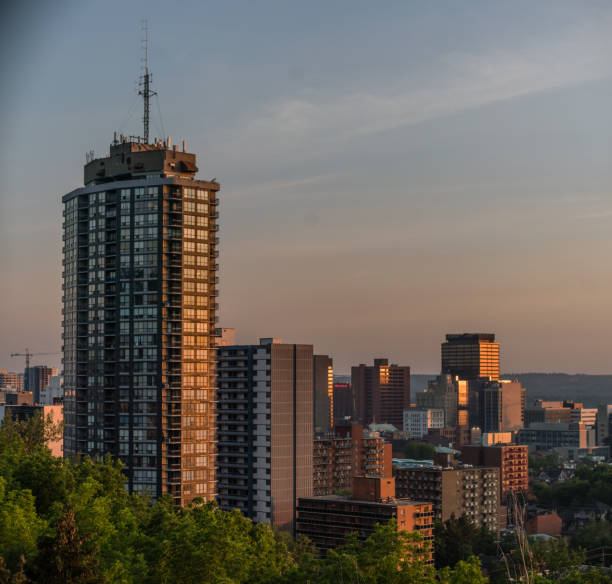 istock Sunrise over Hamilton, Ontario 1323783487
