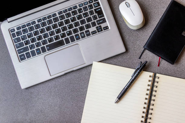 istock Business tools on the desk 1323784783