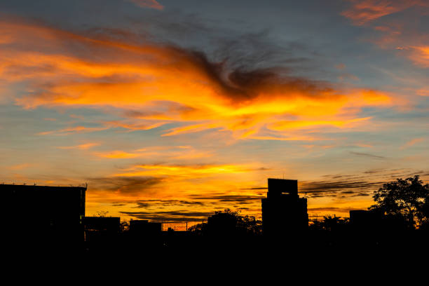 istock Epic and beautiful Skies Cloud Overlays during sunrise. 1323812551