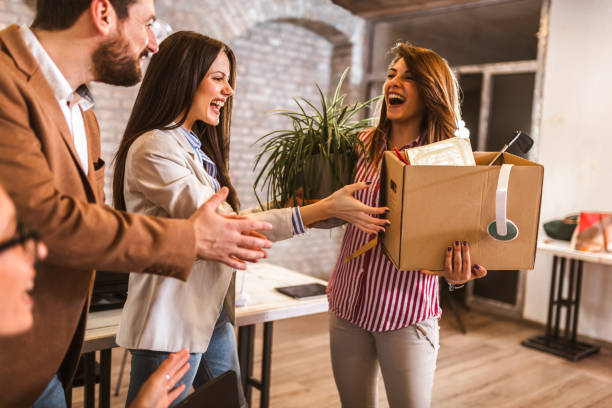 istock Business team meets a new employee 1323836171