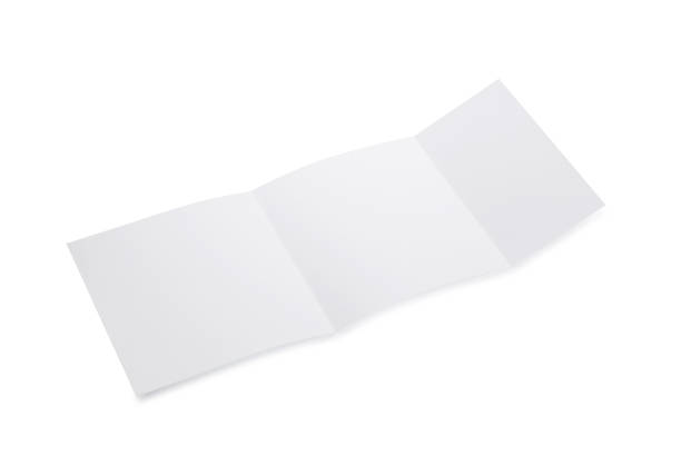 istock Blank paper brochure isolated on white. Mockup for design 1323839384