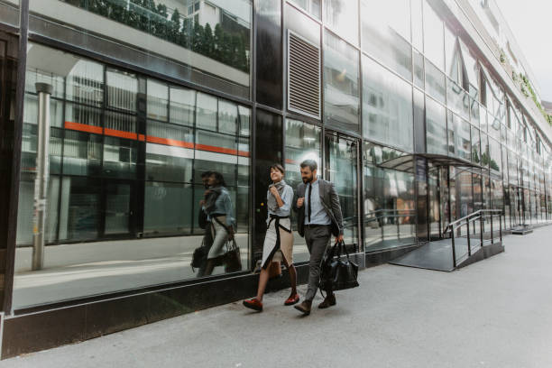 istock Business people on The subway station 1323839482
