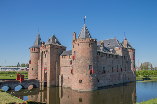 Muiderslot Castle At Muiden The Netherlands 8-5-2018