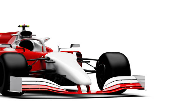 istock generic racecar (racing car) prototype, photorealistic render, isolated on white 1323849363