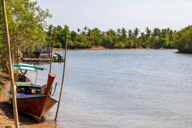 istock Taxi boat on a river 1323850329