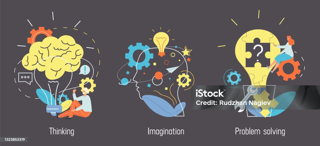 Abstract Brain Activity Brain Activity Abstract Concept Stock Illustration - Download Image Now ...