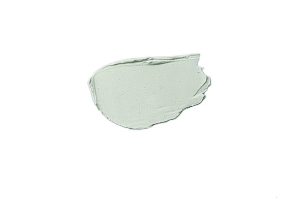 istock Cosmetic cream or mask smear, on a white background. 1323860325