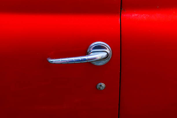 istock Handle of an antique car. 1323867238