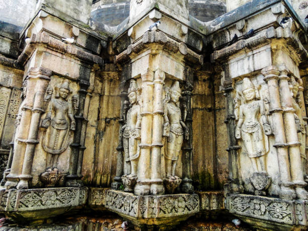 istock Ancient Indian sculpture in Kamkhya Temple Assam India 1323873837