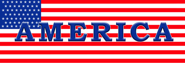 istock 4th of July typographic design USA. American Independence Day illustration. 1323878951