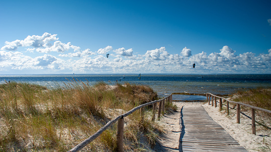 Poland, Baltic coast. Hel Peninsula in summer time.