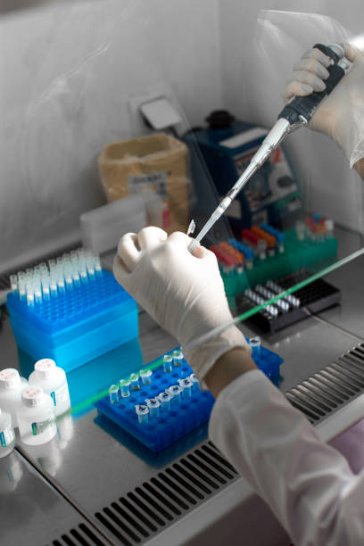 istock Clinic laboratory testing blood, healthcare concept 1323889118