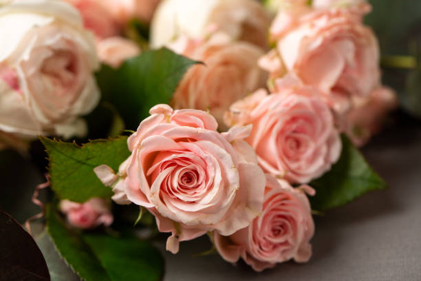 istock Beautiful fresh roses for special occasion 1323892056