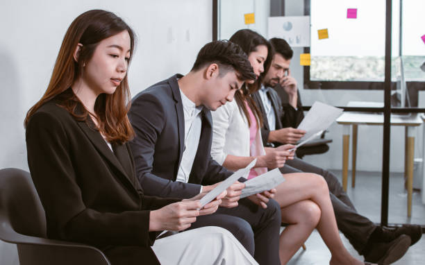 istock Business people waiting for interview 1323899301
