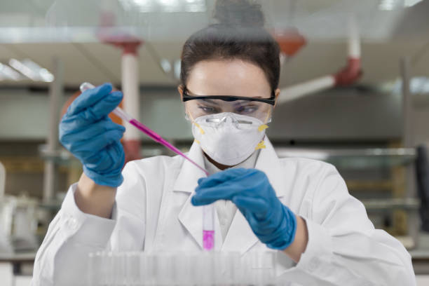 istock Female scientist working in the laboratory. 1323903050