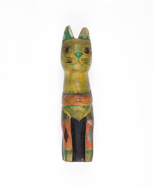 istock handmade wooden cat isolated on white background 1323906246