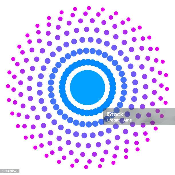 Circular Vortex Pattern Screen Printing Pattern Radiant Frame Abstract Vortex Circular Pattern ...