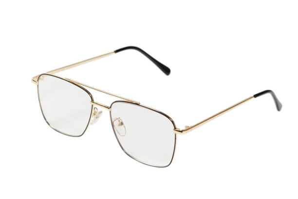 istock Transparent fashion glasses isolated. 1323914573