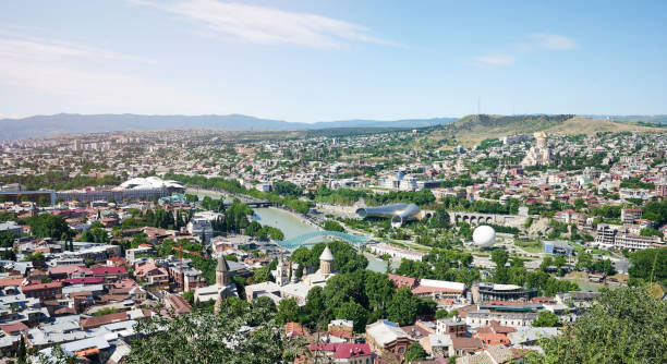istock Panorama view in Tbilisi city 1323924885
