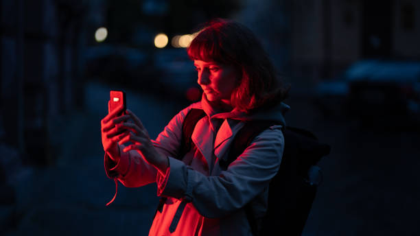 istock Woman taking a selfie 1323927332