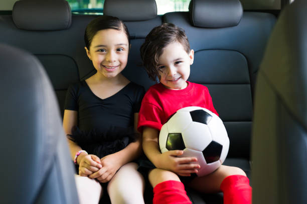 istock Portrait of little siblings on their way to classes 1323927500