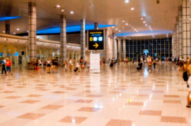 istock Blurred Departure Airport Hall 1323934915