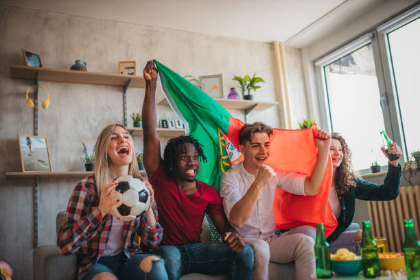 istock Portuguese fans 1323958981