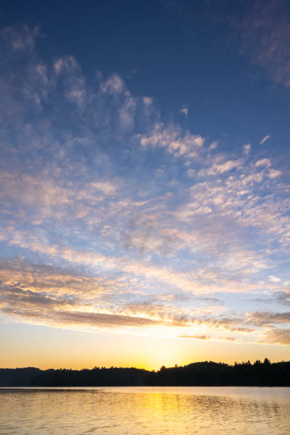 istock View of Lac Stukely, Quebec, Canada at Sunset 1323965970