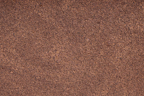 istock Dry coffee sediment, texture of ground bean 1323969763