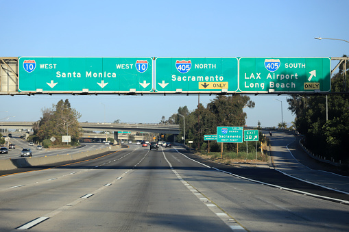 The Junction of Interstate 10 and Interstate 405.