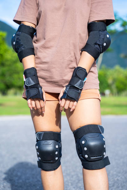 istock wrist guard elbow pads for safety 1323973815