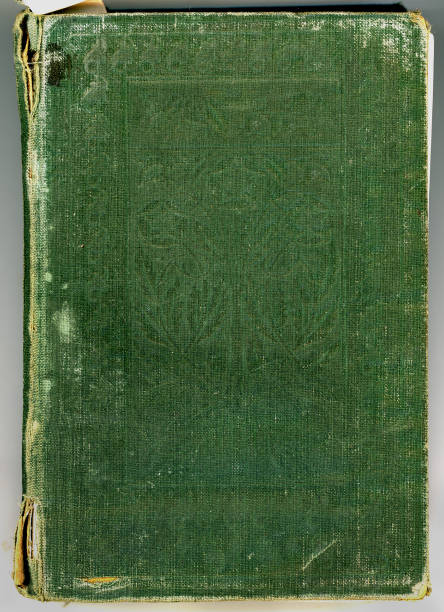 istock Antique green book cover 1323973915