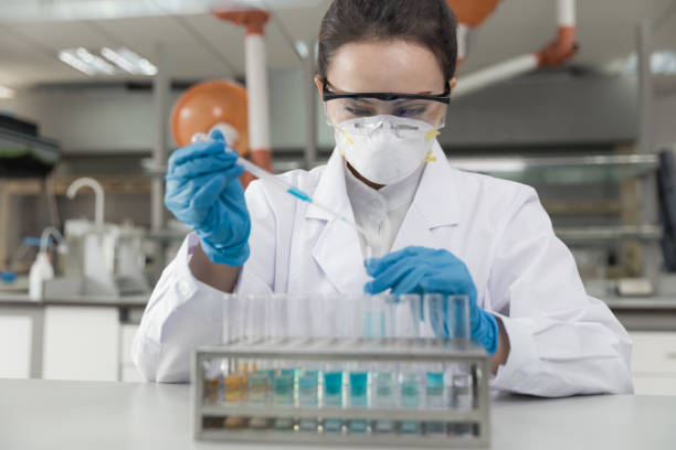 istock Female scientist working in the laboratory. 1323987334