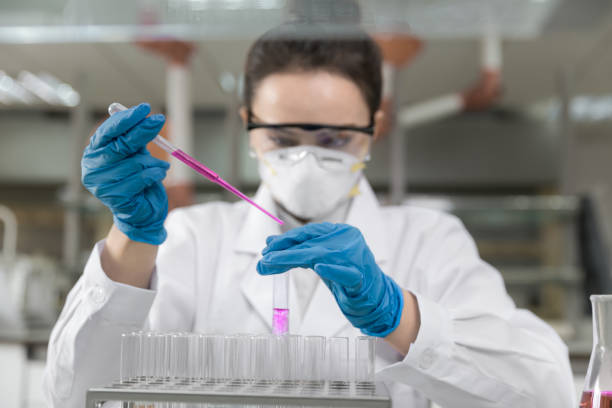 istock Female scientist working in the laboratory. 1323987341