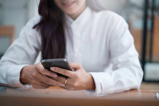 istock A businesswoman completes KYC using an online banking program in order to open a digital savings account. The definition of cyber security. 1323989461
