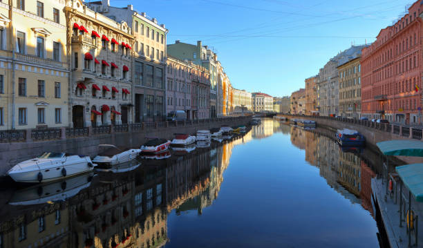 istock Moika River in St. Petersburg at dawn 1323992537