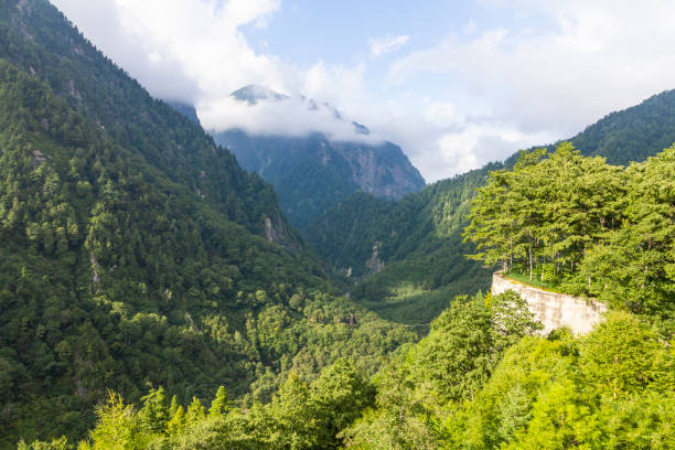 istock Kurobe river in Tateyama Kurobe Alpine Route, Japan. 1323998975
