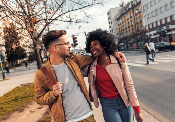 istock Smiling couple enjoying on vacation. 1324005550