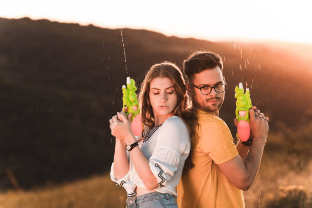 istock Are we ready for a water gun battle? 1324006533
