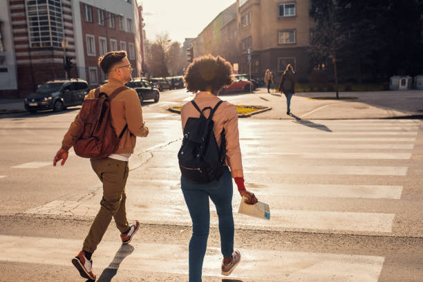 istock Smiling couple enjoying on vacation. 1324008076