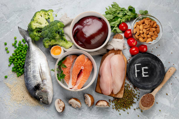 istock Food high in iron 1324012986