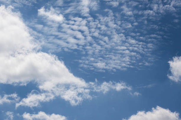 Cirro-Cumulus Clouds Space for text Cirrocumulus stock pictures, royalty-free photos & images