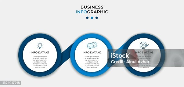 istock Vector Infographic design business template with icons and 3 options or steps. Can be used for process diagram, presentations, workflow layout, banner, flow chart, info graph 1324017918
