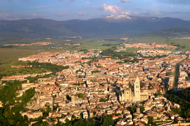 istock Segovia Aerial Panoramic View, Segovia, Spain 1324028482