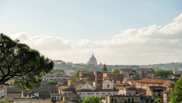 istock Saint Peter Basilica on the Horizon 1324031135