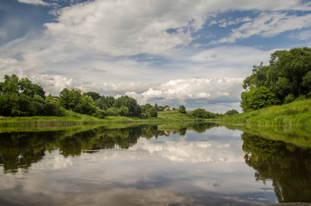 istock River Venta in Skrunda town, Latvia 1324033716