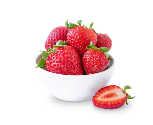 istock Strawberries in the bowl isolated 1324034999