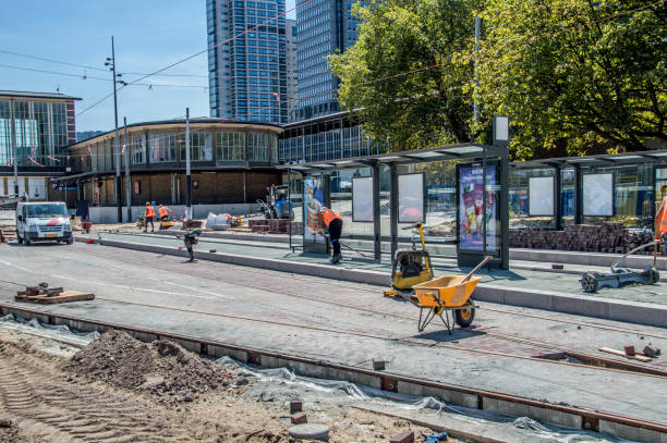 Constructions Continue At The Amstel Station At Amsterdam The Netherlands 23-7-2018