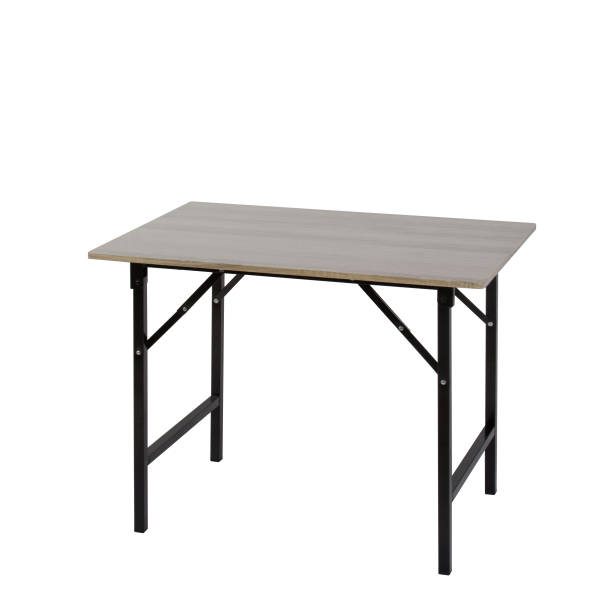 istock wooden table with metal legs isolated on white 1324041215