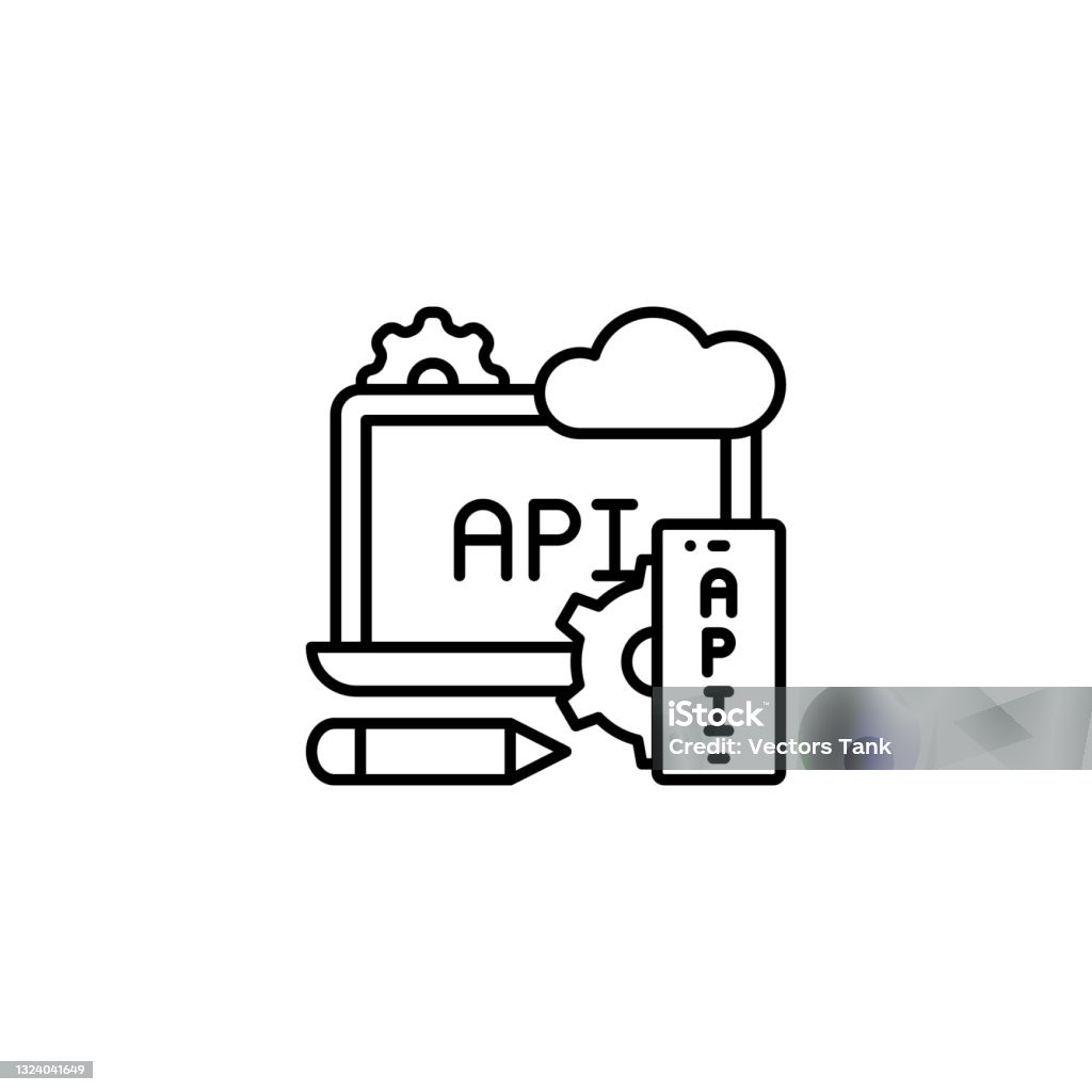 Api Interface Stock Illustration - Download Image Now - Application ...